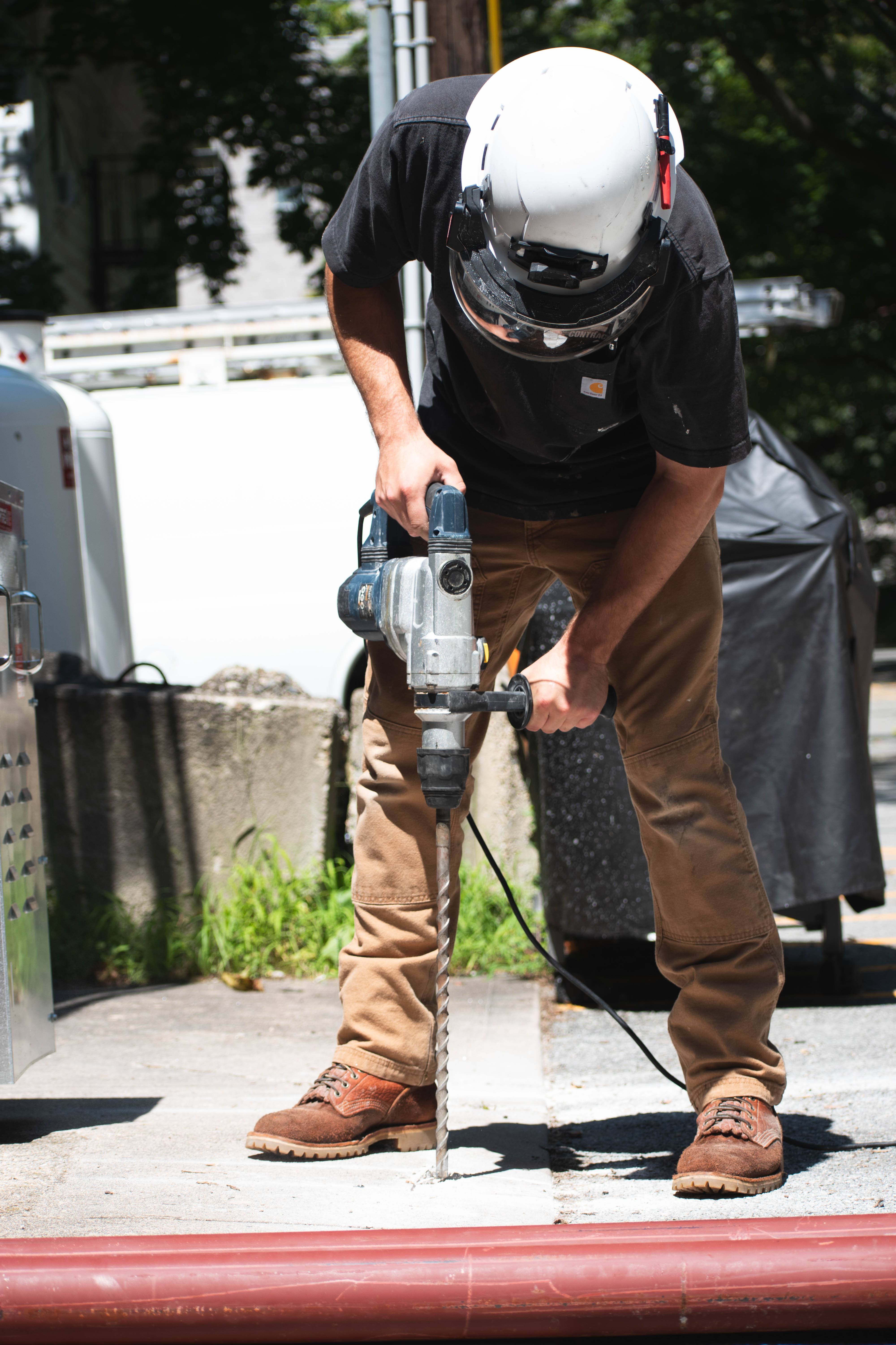 Professional drilling and installation work